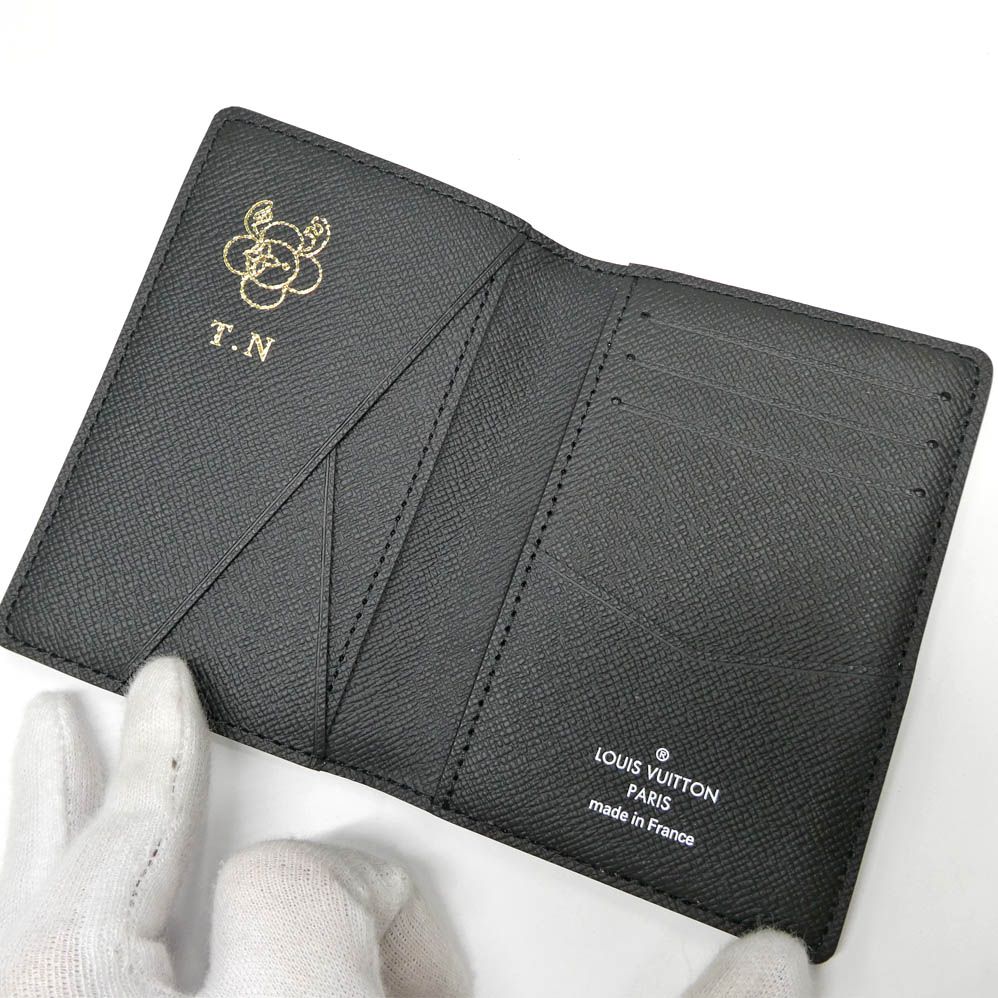 Louis Vuitton Pocket Organizer Monogram Eclipse Black Card Case — view 5
