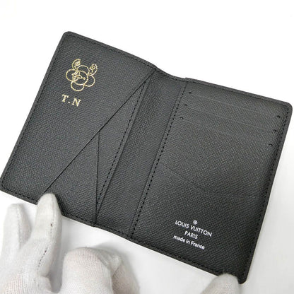 Louis Vuitton Pocket Organizer Monogram Eclipse Black Card Case — view 5