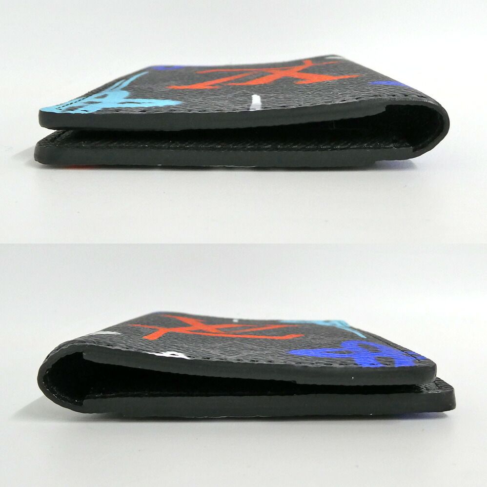 Louis Vuitton Pocket Organizer Monogram Eclipse Black Card Case — view 4