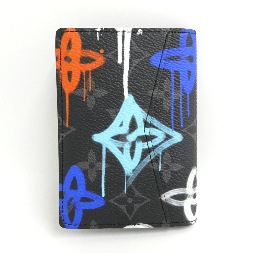 Louis Vuitton Pocket Organizer Monogram Eclipse Black Card Case — view 2