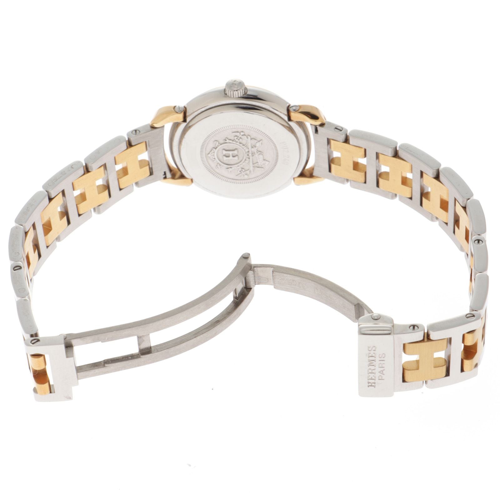 Hermes Pullman Watch Stainless Steel Ivory — view 4