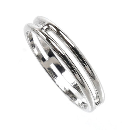 Hermes 18k White Gold Ariane Ring — view 2