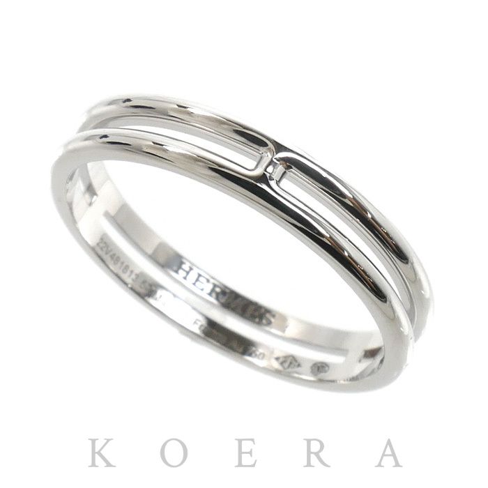 Hermes 18k White Gold Ariane Ring