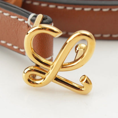 Loewe Leather L Buckle Anagram Belt Tan Brown 80/32 — view 3