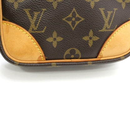 Louis Vuitton Danube Monogram Shoulder Bag Canvas Brown — view 6