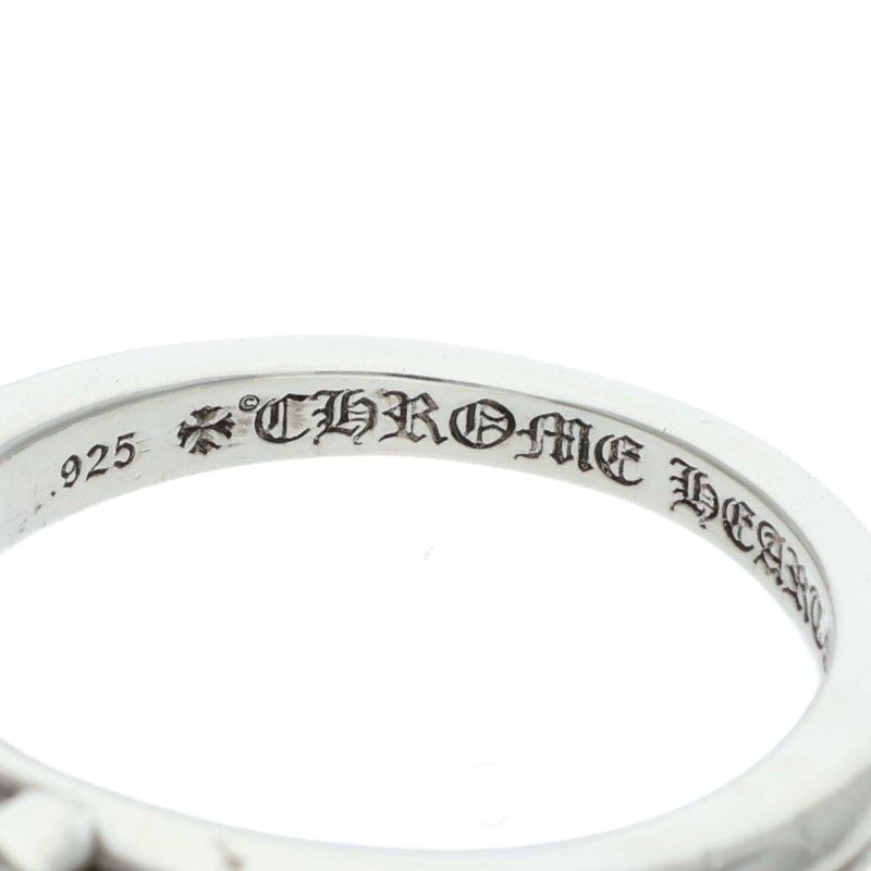 Chrome Hearts Baby P D Classic Dagger Pave Diamond Silver Ring — view 3