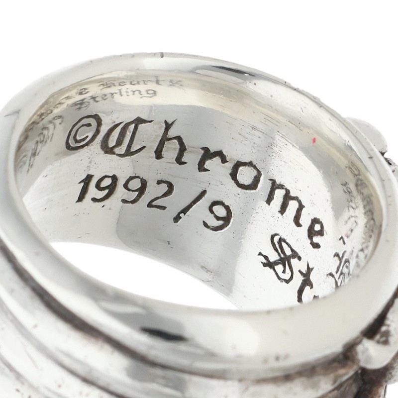 Chrome Hearts Dagger P Dmnd Pave Diamond Silver Ring — view 3