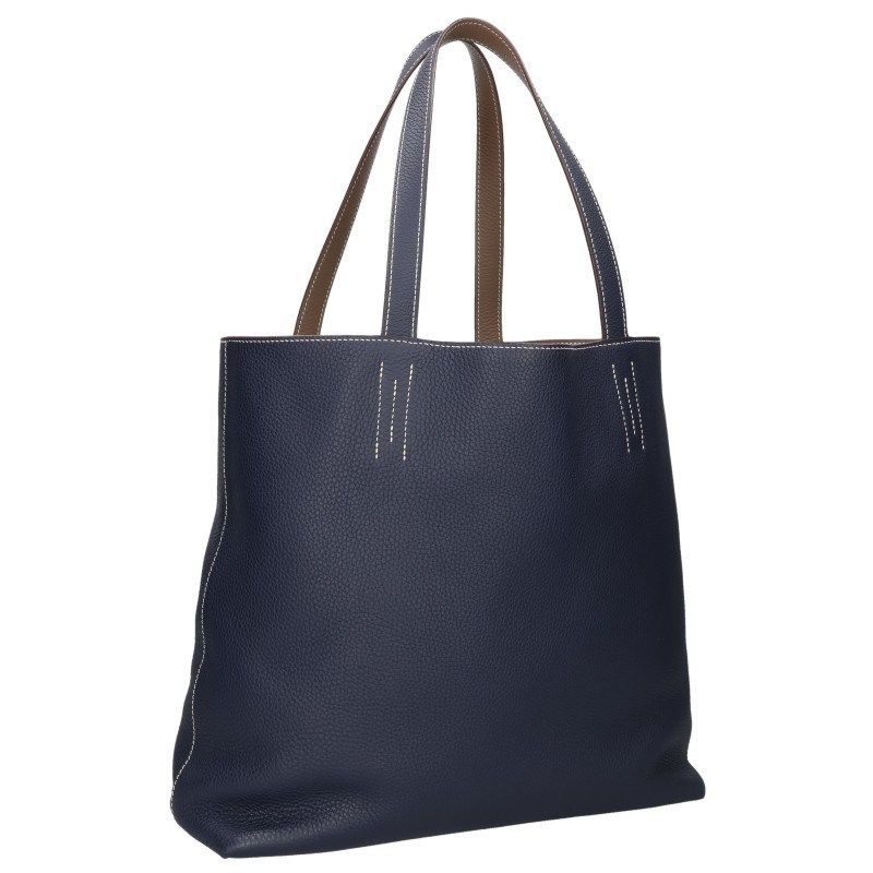 Hermes Double Sens 36 Reversible Leather Tote Bag 36 — view 2