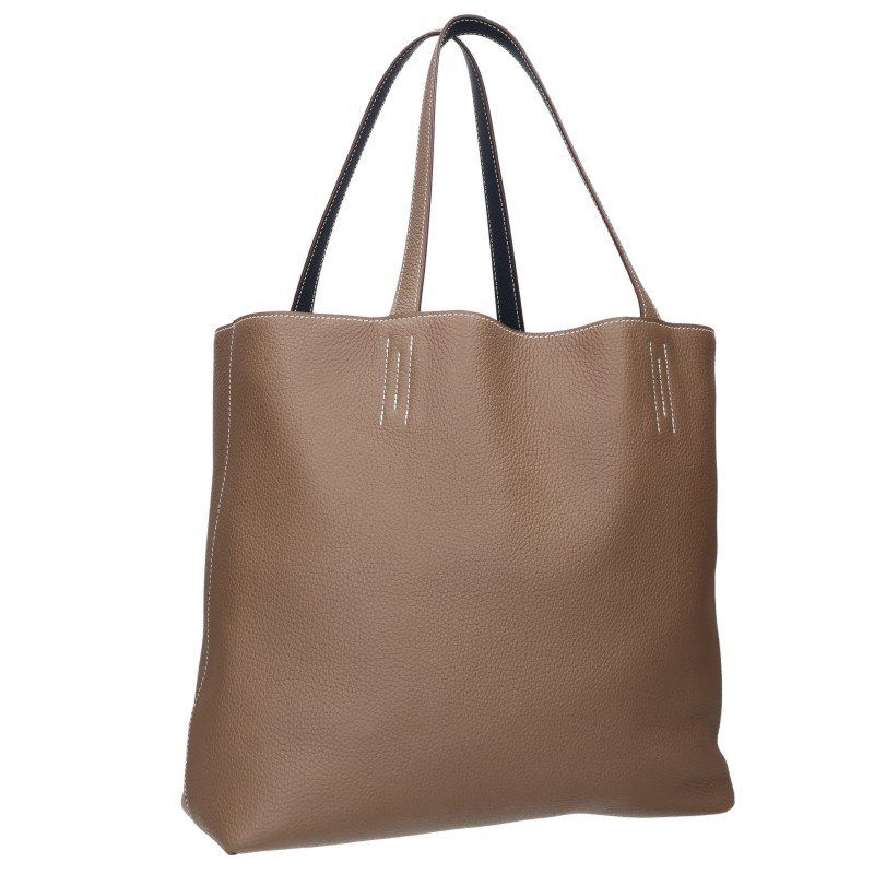 Hermes Double Sens 36 Reversible Leather Tote Bag 36 — view 3