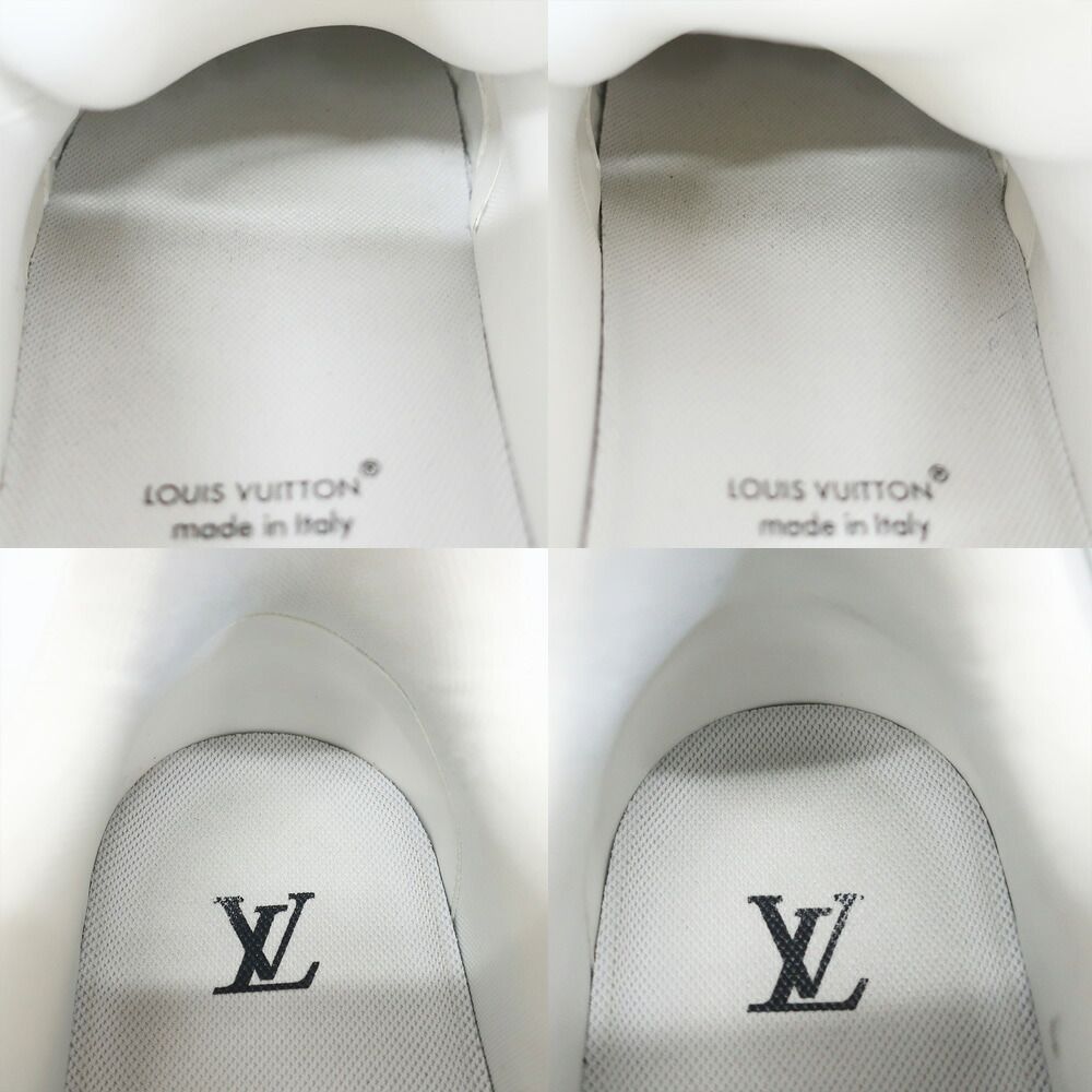 Louis Vuitton LV Trainer Sneakers Monogram Denim Shoes 7.5 — view 5