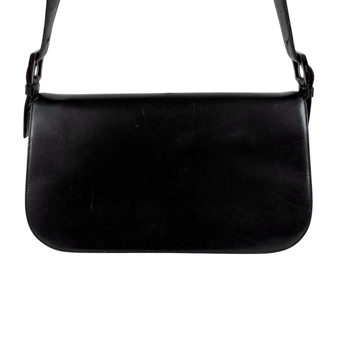 Prada Calf Leather Hobo Black Calfskin — view 5