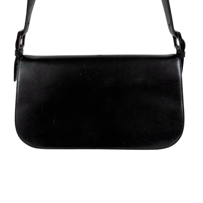 Prada Calf Leather Hobo Black Calfskin — view 5