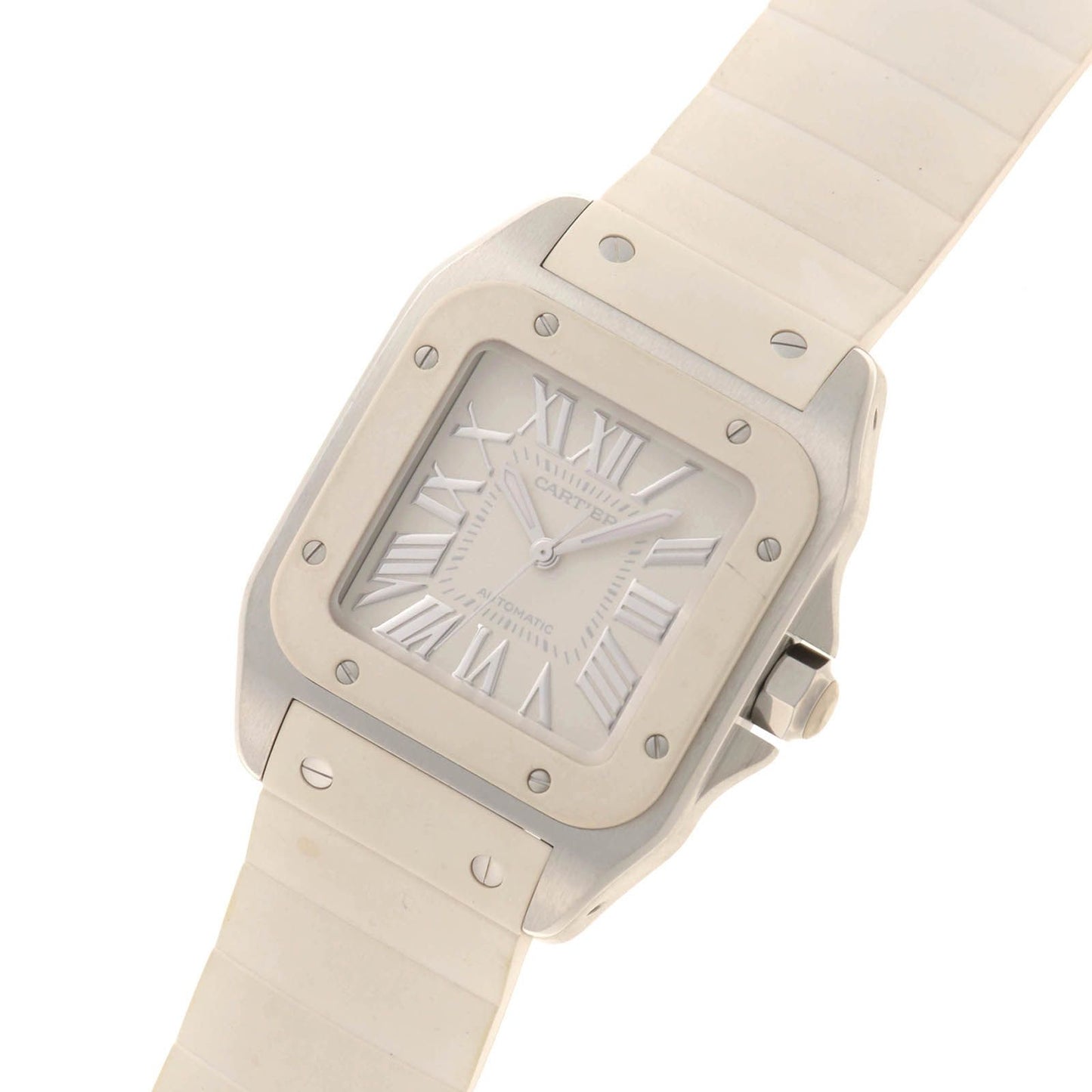 Cartier Santos 100 Watch Stainless Steel — view 2