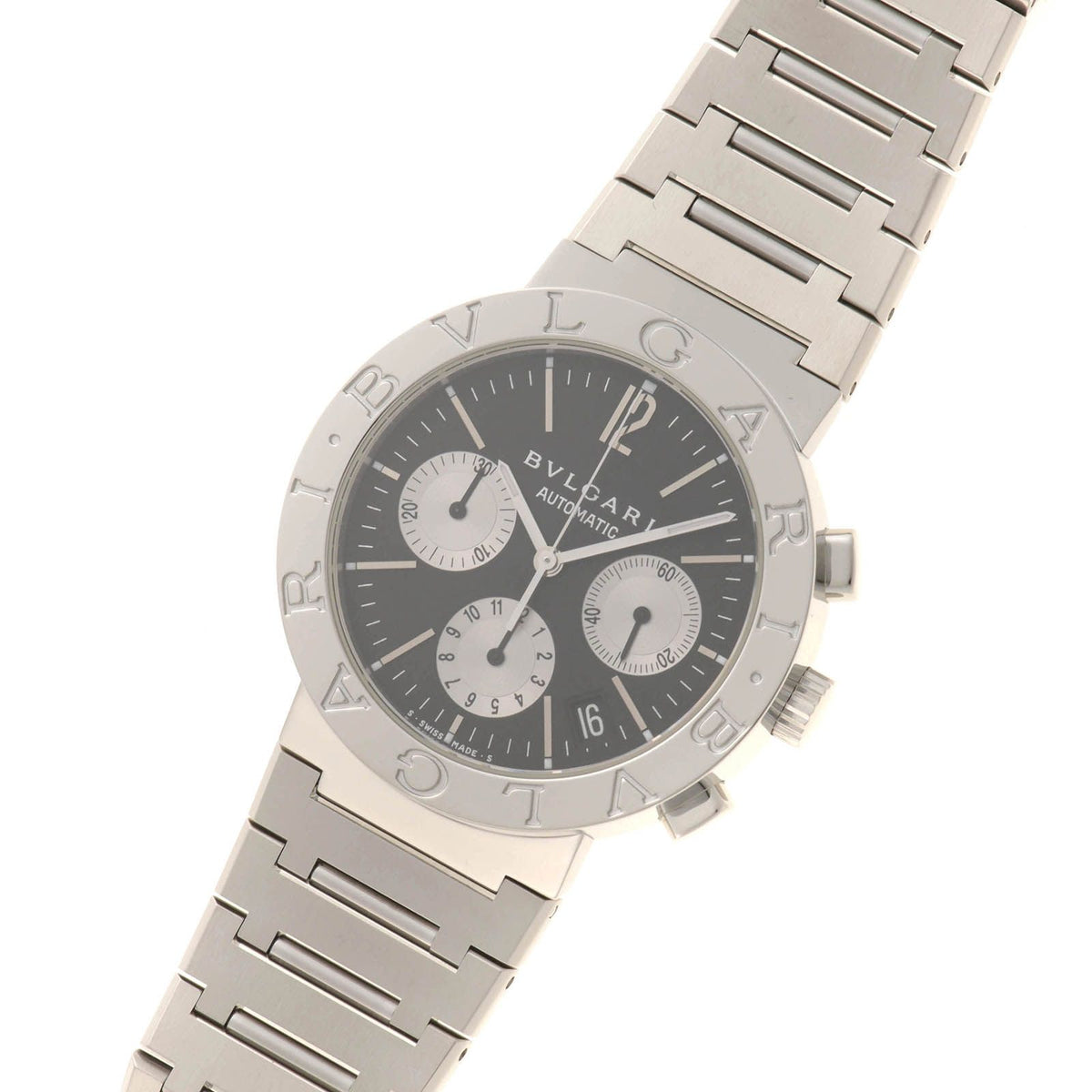 Bvlgari Watch Stainless Steel Black — view 2