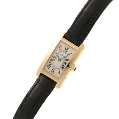 Cartier Tank Americanine SM Watch 18k Yellow Gold 18k Ivory — view 2