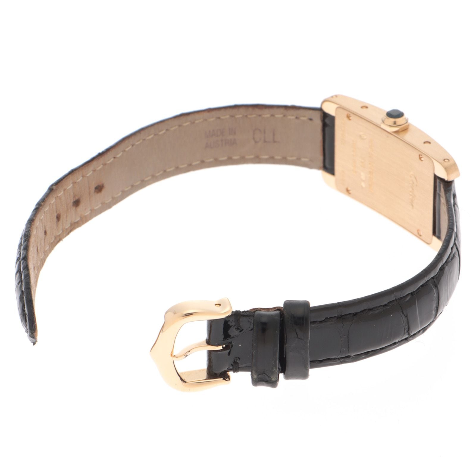 Cartier Tank Americanine SM Watch 18k Yellow Gold 18k Ivory — view 3