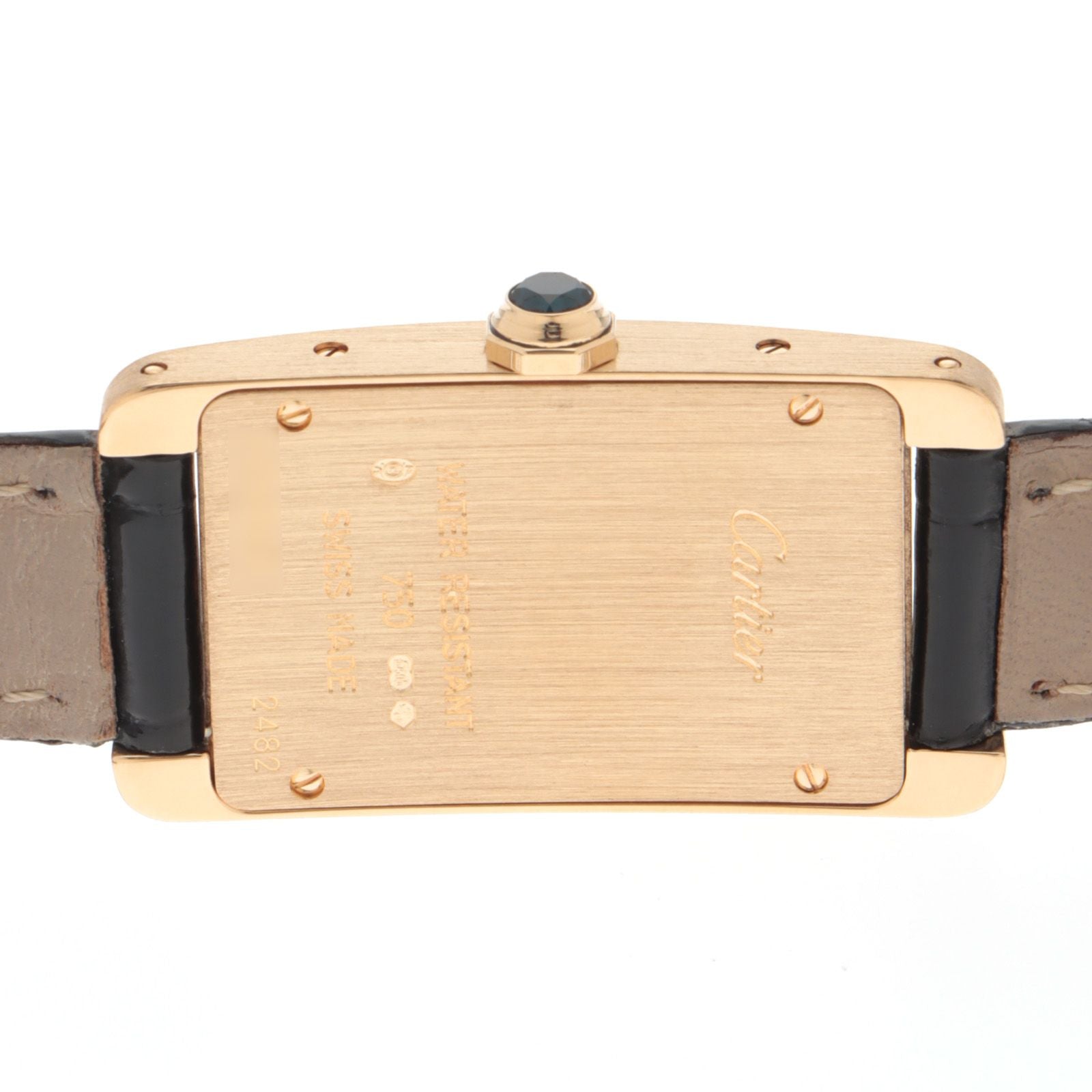 Cartier Tank Americanine SM Watch 18k Yellow Gold 18k Ivory — view 4