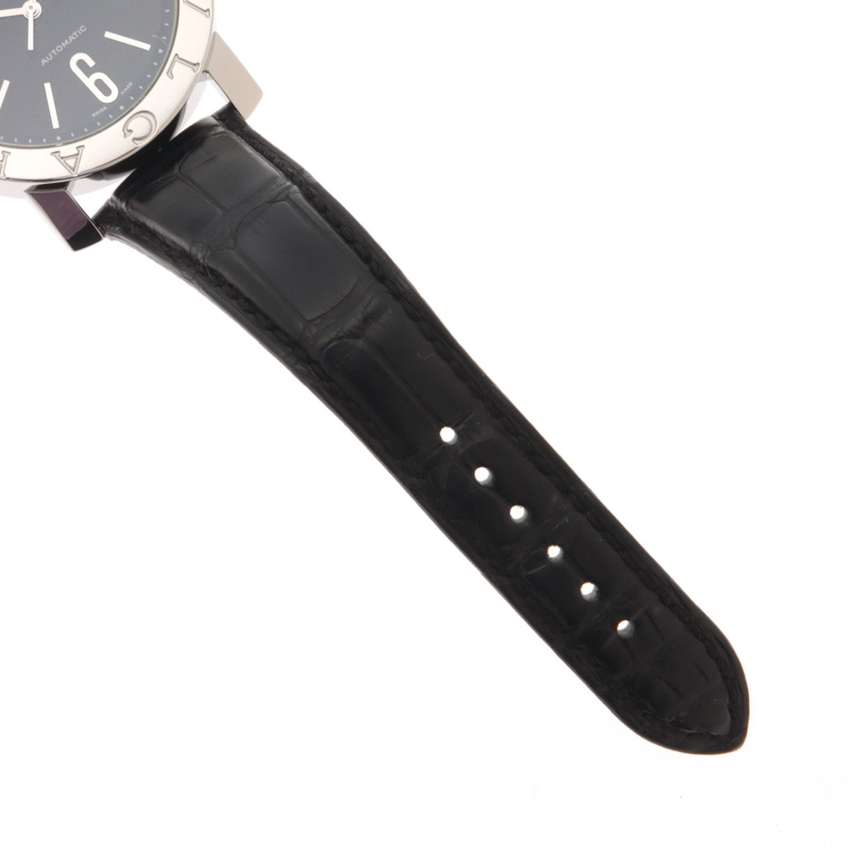 Bvlgari Auto Watch Stainless Steel Black Automatic — view 6
