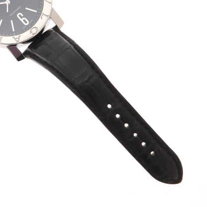 Bvlgari Auto Watch Stainless Steel Black Automatic — view 6