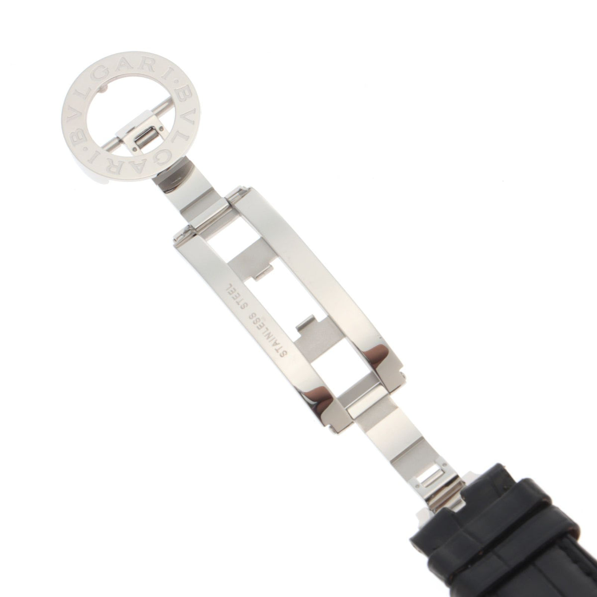 Bvlgari Auto Watch Stainless Steel Black Automatic — view 5