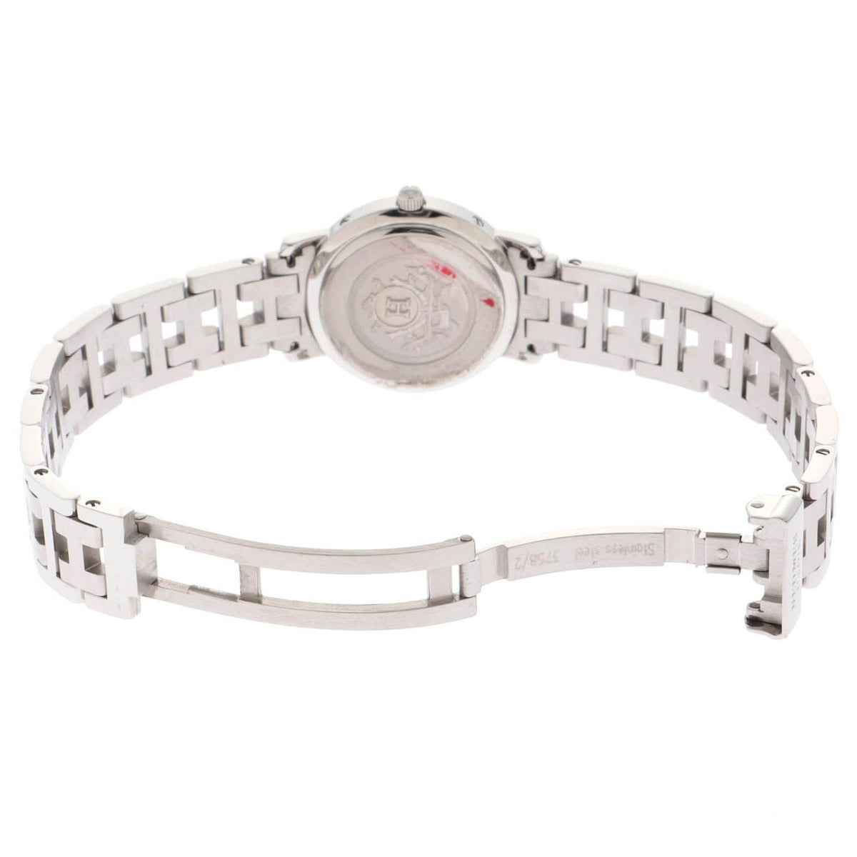 Hermes Clipper Watch Stainless Steel Black Quartz — view 4
