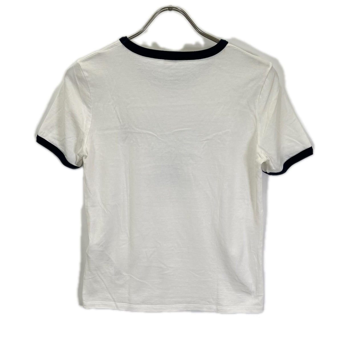 Celine White Cotton Jersey Logo Print Top — view 2
