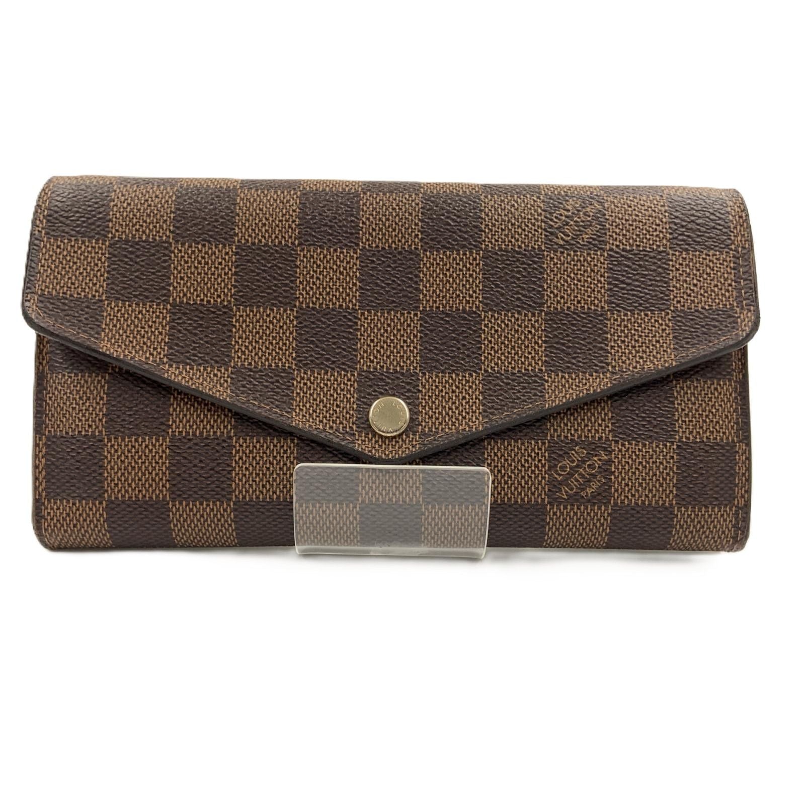 Louis Vuitton Damier Portefeuille Sarah Bifold Wallet Brown