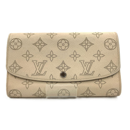Louis Vuitton Mahina Portefeuille Iris Bifold Wallet Ivory