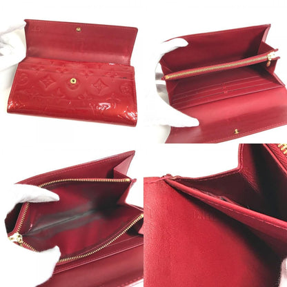 Louis Vuitton Wallet Portefeuille Sarah Monogram Vernis Canvas Pomme D'amour — view 8