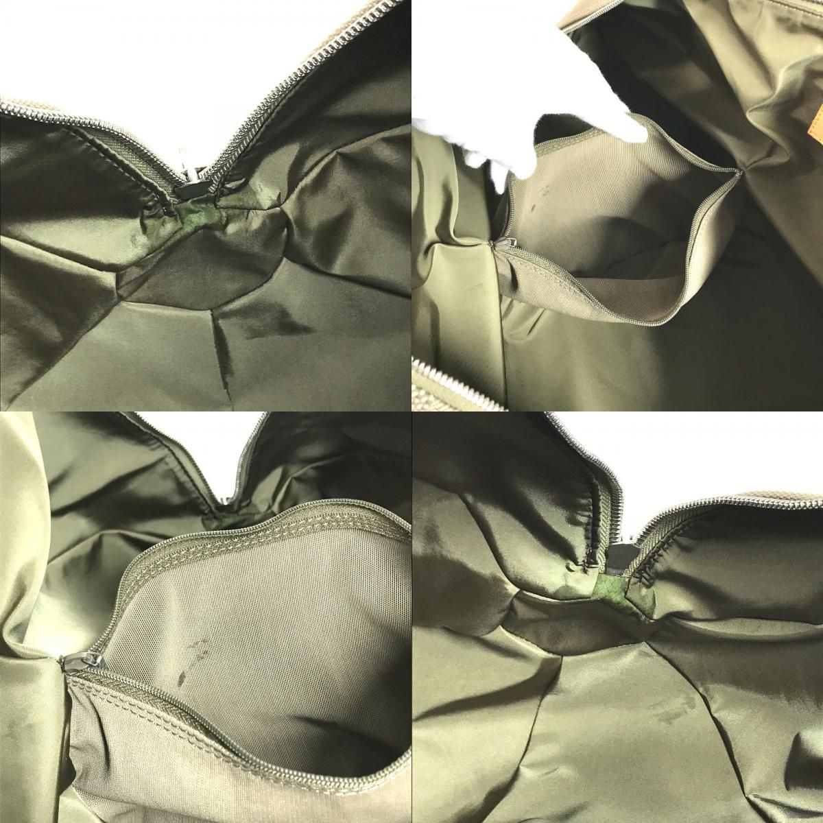 Louis Vuitton Boston Bag Khaki Damier Geant Canvas Saab — view 8