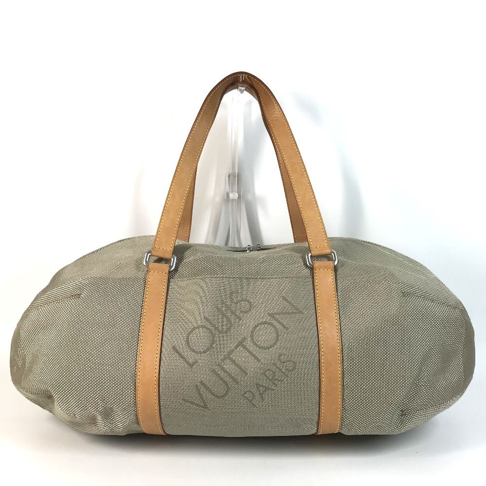 Louis Vuitton Boston Bag Khaki Damier Geant Canvas Saab — view 2