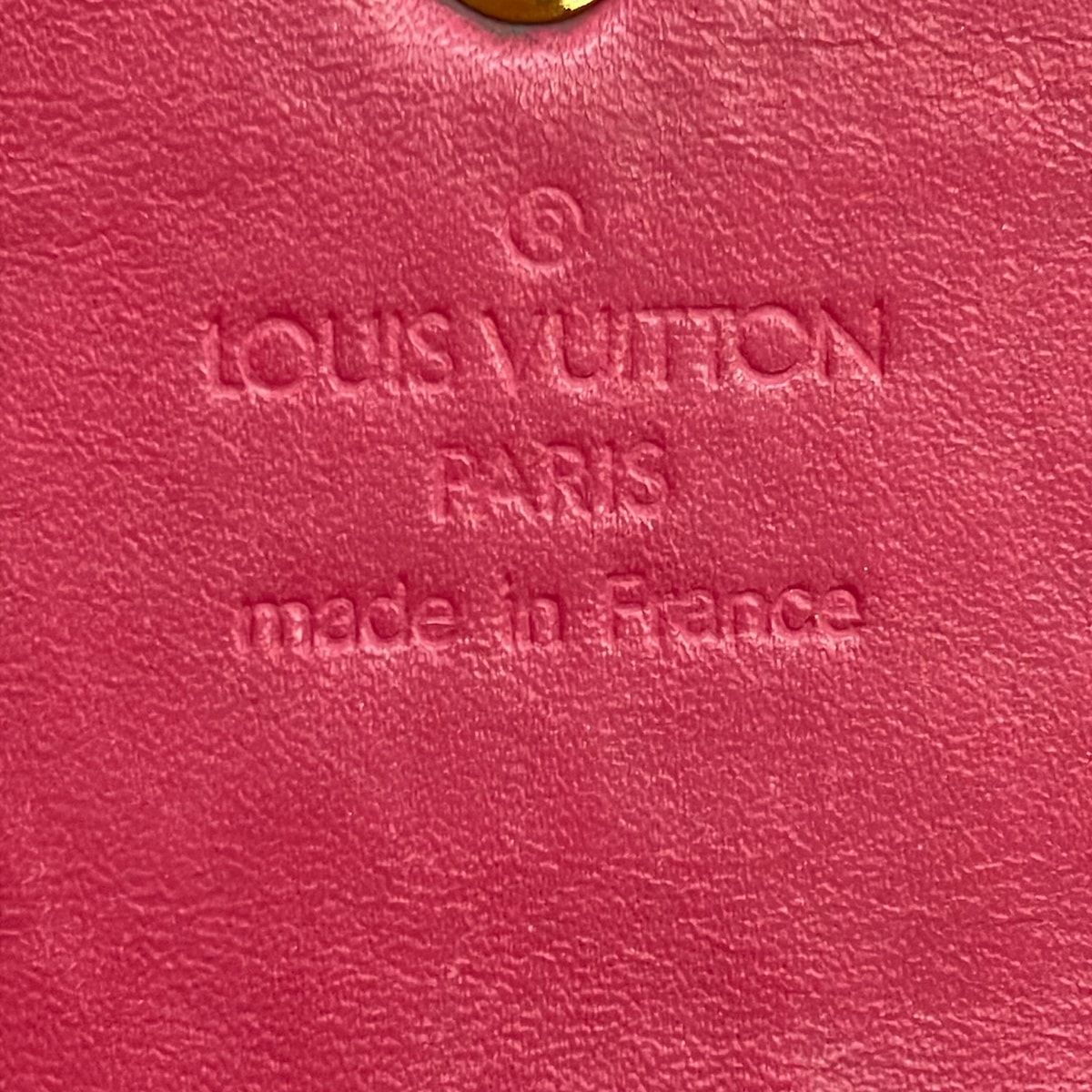 Louis Vuitton Wallet Monogram Vernis Porte Tresor International Framboise — view 5