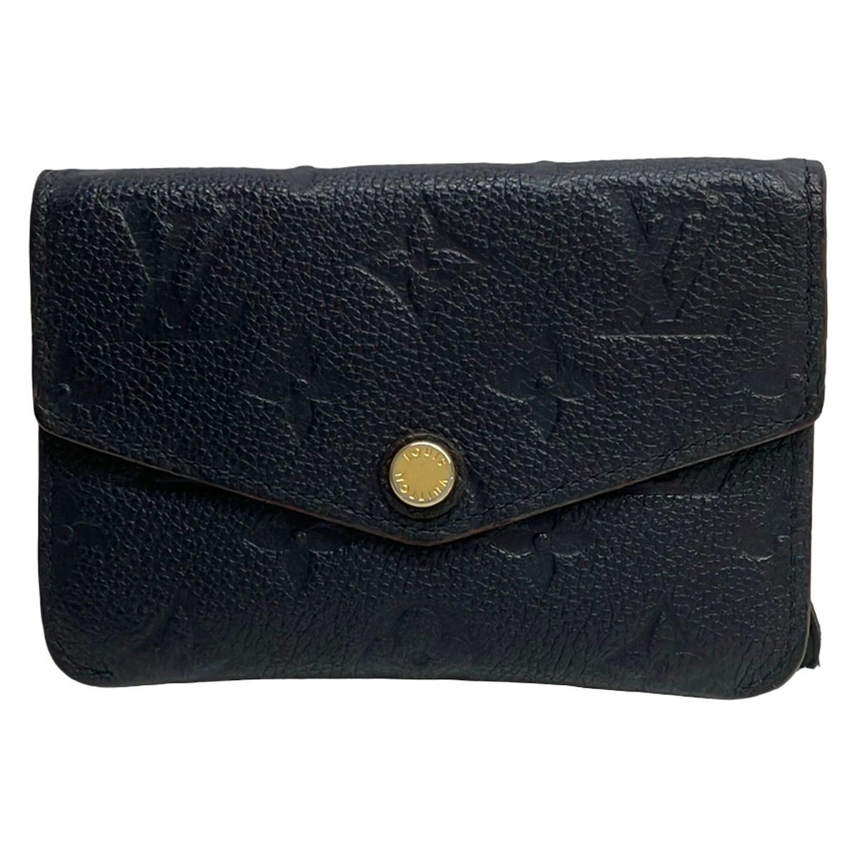 Louis Vuitton Coin Purse Monogram Empreinte Pochette Cles Marine Rouge Leather