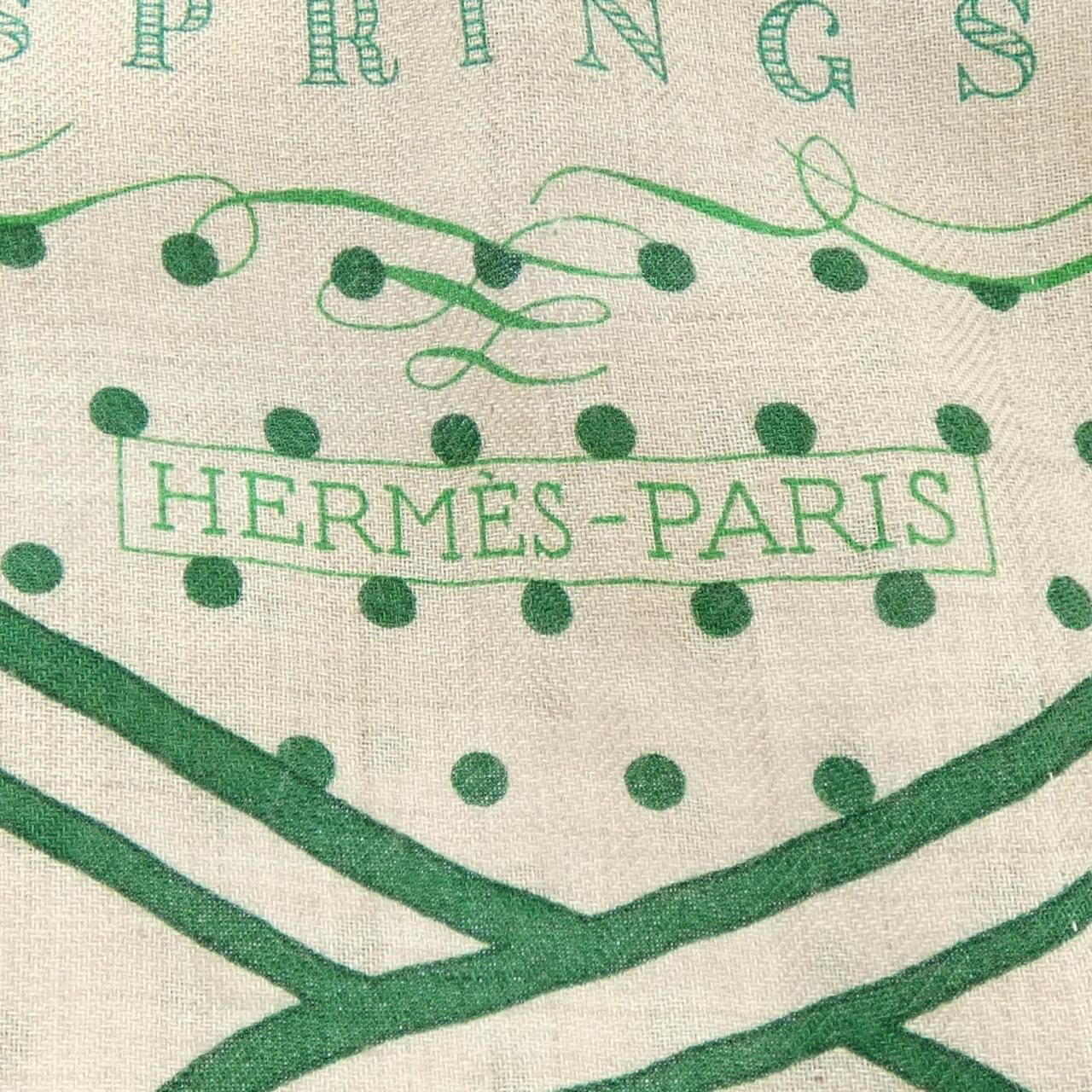 Hermes Springs Bandana Carre Geant 140 Shawl Scarf — view 4