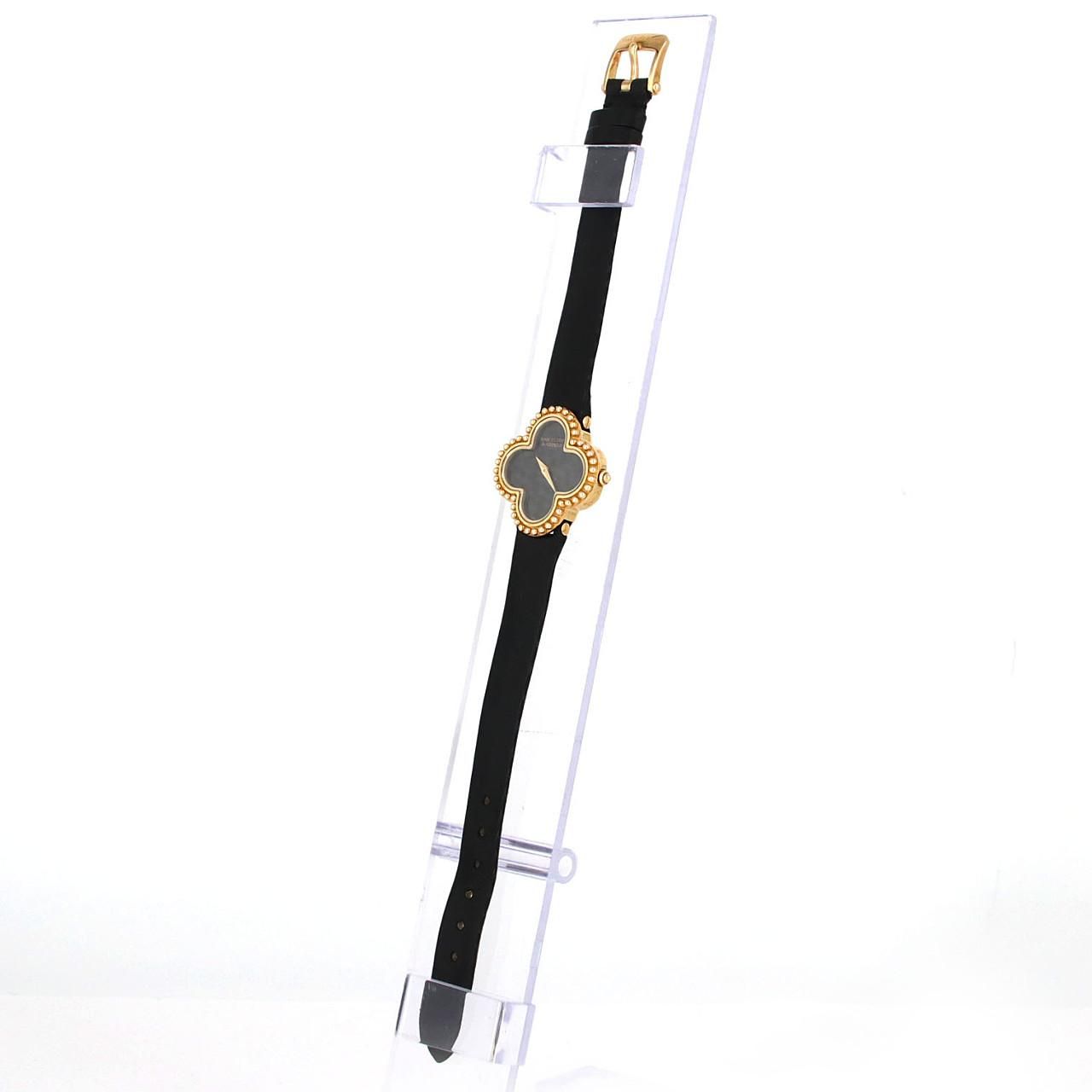 Van Cleef & Arpels Alhambra YG Quartz Watch — view 2