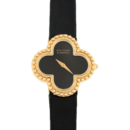 Van Cleef & Arpels Alhambra YG Quartz Watch