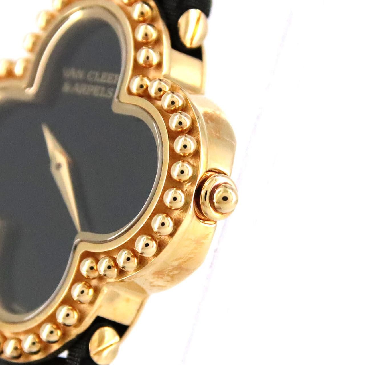 Van Cleef & Arpels Alhambra YG Quartz Watch — view 3