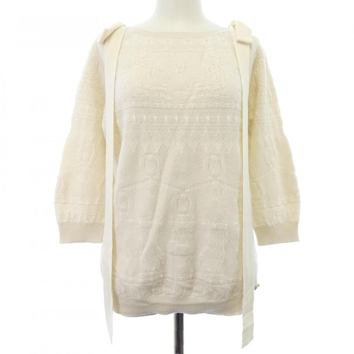 Chanel Knit Sweater Beige