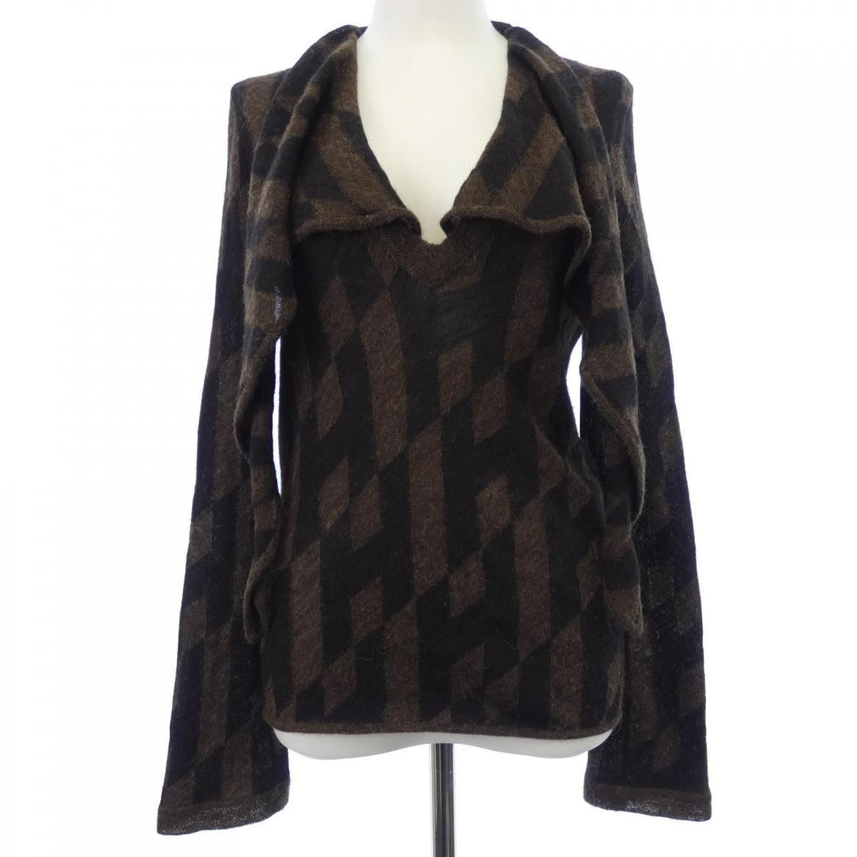 Hermes Knit Sweater Brown