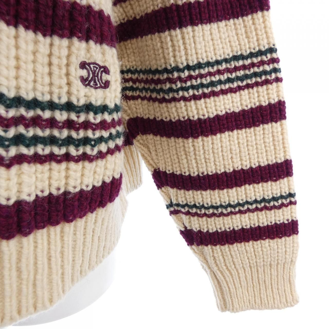 Celine Knit Sweater White — view 6