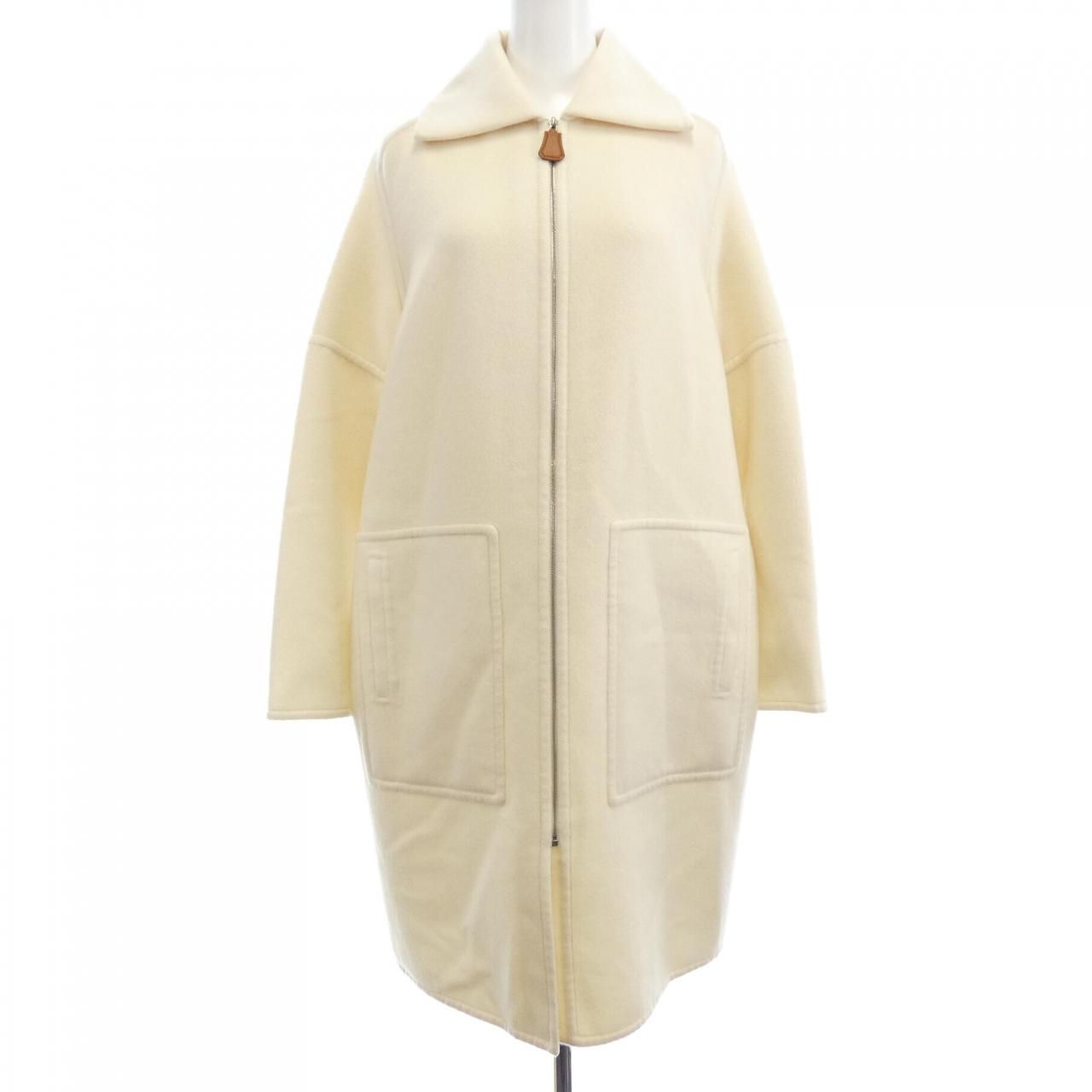 Hermes Coat White
