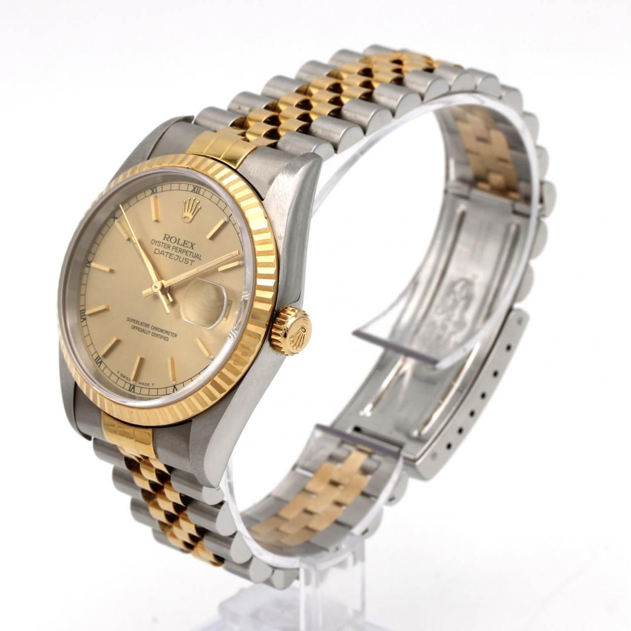 Rolex Datejust Stainless Steel Yellow Gold Automatic — view 2
