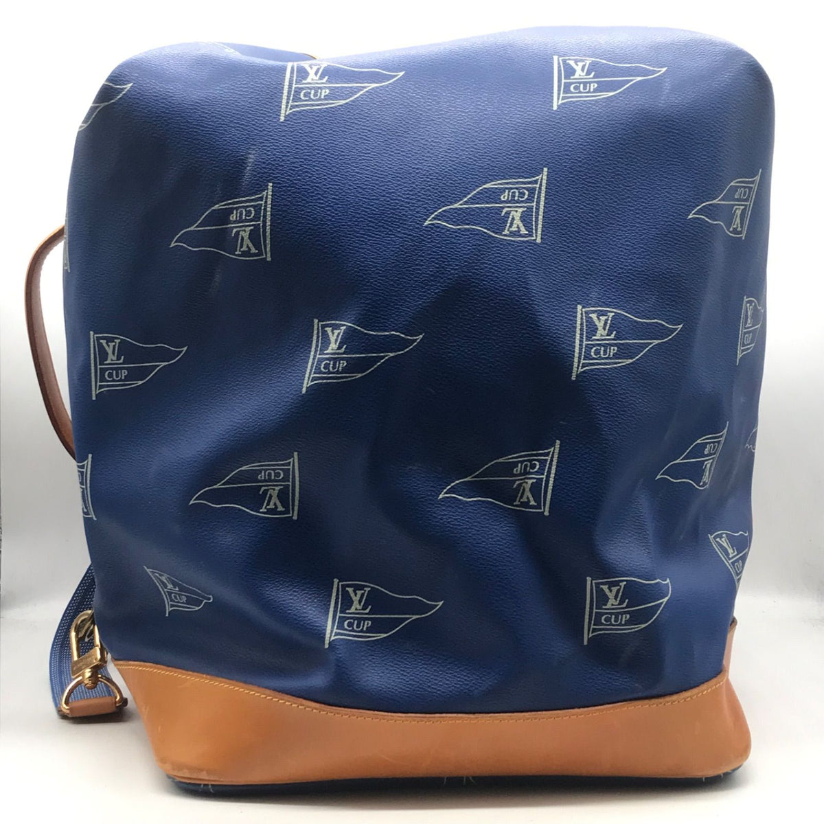 Louis Vuitton Cup Sac Marine Bandouliere Shoulder Bag Blue — view 4