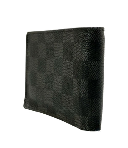Louis Vuitton Bifold Wallet Portefeuille Marco NM Damier Graphite — view 4