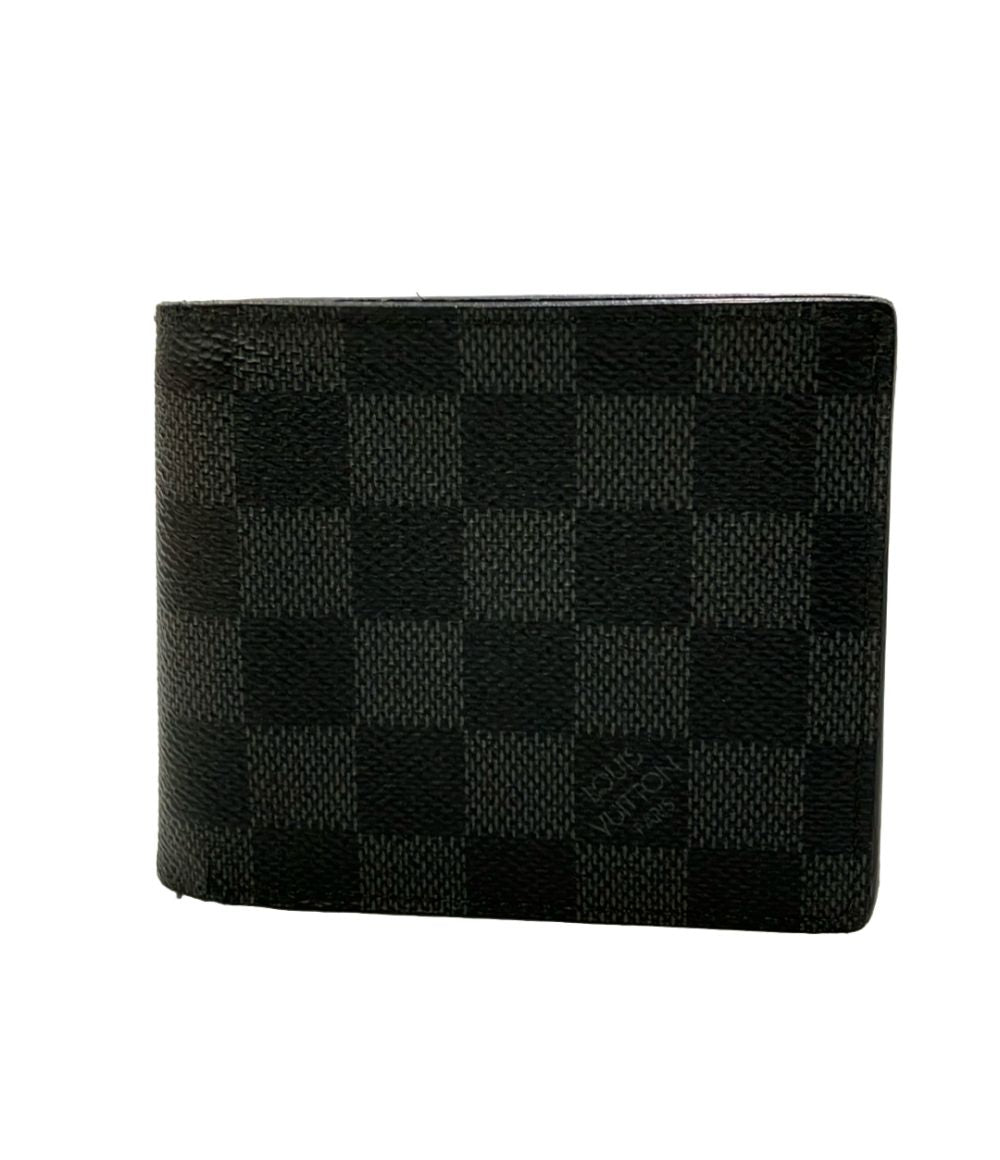 Louis Vuitton Bifold Wallet Portefeuille Marco NM Damier Graphite