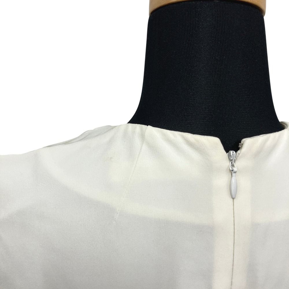 Celine Phoebe Philo Era Drape Dress Top Sleeveless White 34 — view 7