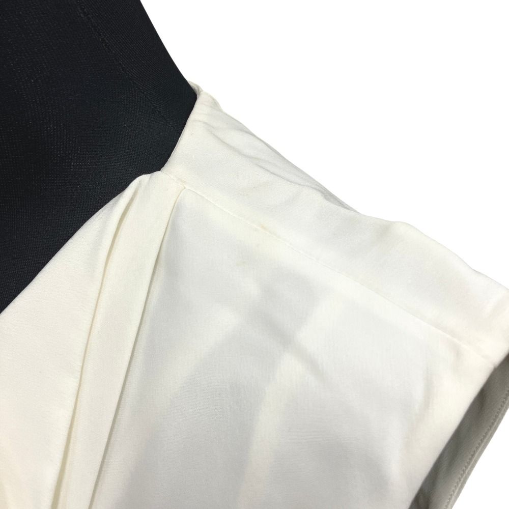 Celine Phoebe Philo Era Drape Dress Top Sleeveless White 34 — view 6