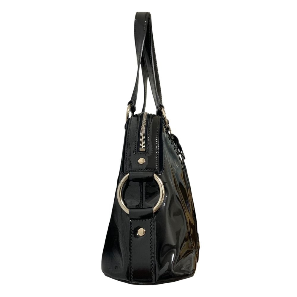 Saint Laurent Muse Y-line Patent Handbag Black — view 2