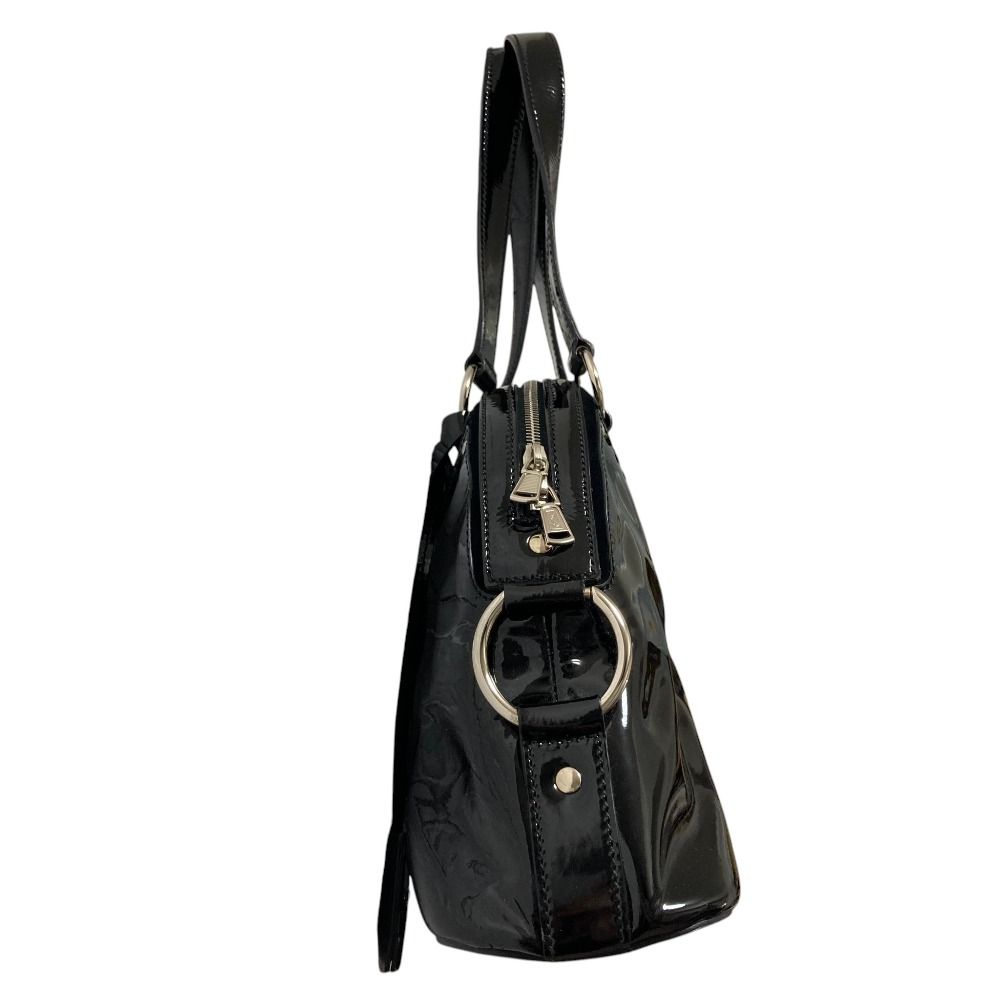 Saint Laurent Muse Y-line Patent Handbag Black — view 4