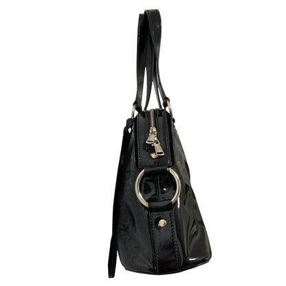 Saint Laurent Muse Y-line Patent Handbag Black — view 4